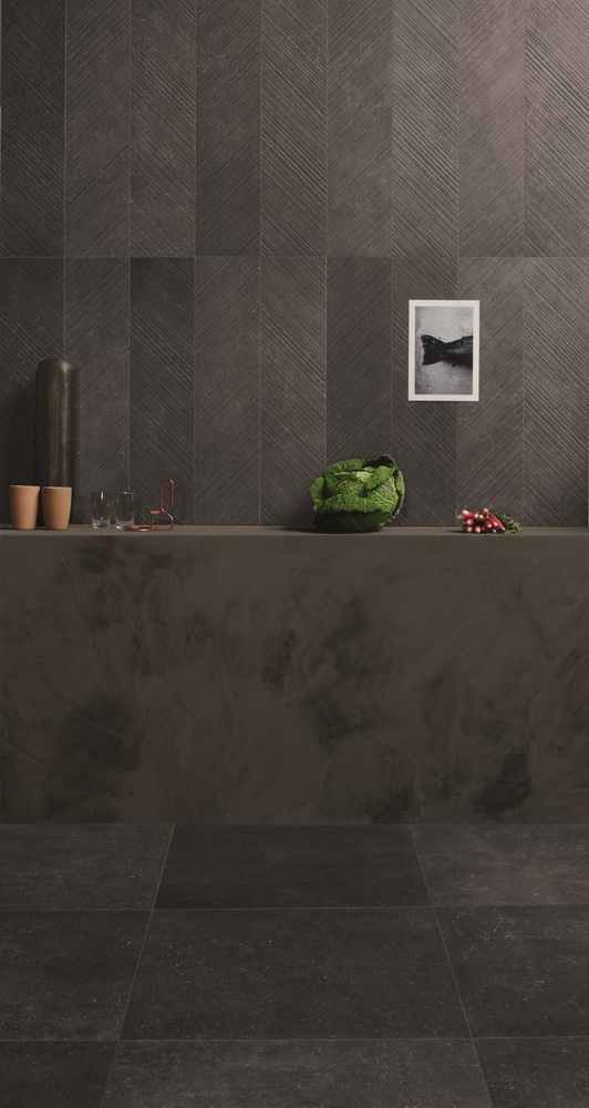 Triplo Nero Chevron